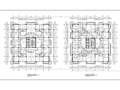 高层商住楼建筑设计 施工图