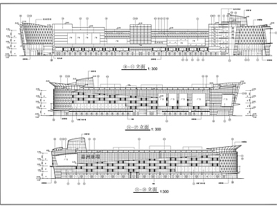 嘉洲广场建筑 施工图