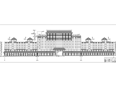 七层商业综合服务楼建筑 施工图