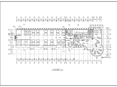 汽车展销厅建筑 施工图