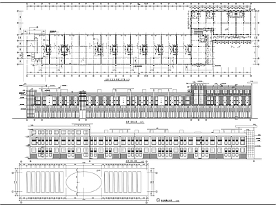 商业步行街建筑 施工图