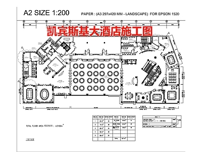 凯宾斯基大酒酒店平面图