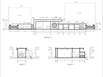 学校大门入口建筑及结构全 施工图