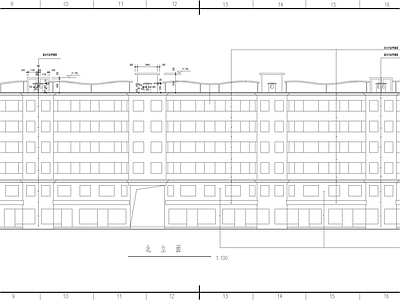 异型柱框架结构综合楼建筑 施工图