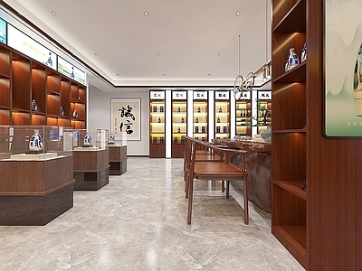 新中式烟酒店 包厢
