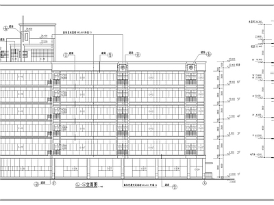 底商住宅楼建筑设计 施工图