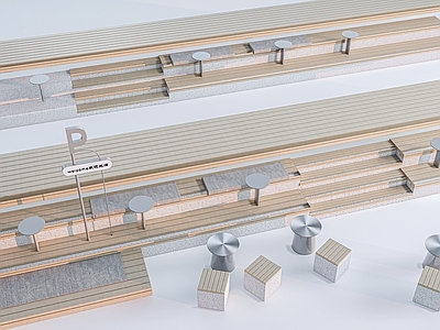现代户外桌椅组合 观座椅 坐凳 公共座椅 组合