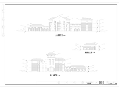 毕家上流社区A区安置房及配套商业养老幼儿园完整方案图纸 施工图