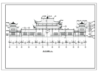 观音寺山门殿 施工图 古建