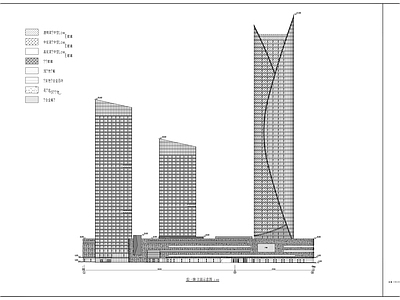 城市商业综合体建筑 施工图