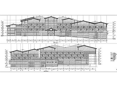 旅游酒店建筑 施工图