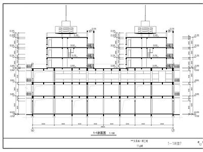 商业街交易城建筑 施工图