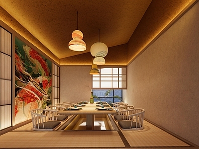 日式餐厅包房