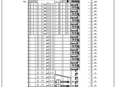 现代酒店办公楼建筑设计方案 施工图