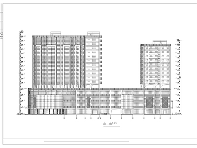 现代高层商住楼建筑设计 施工图