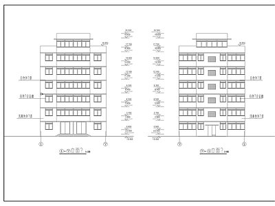 现代多层住宅建筑设计 施工图