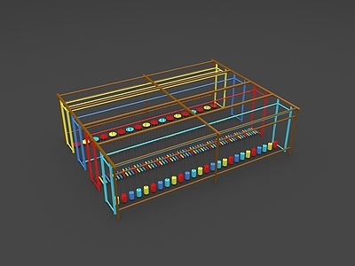 现代娱乐器材 吊桩闯关组合