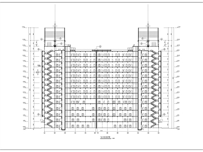 商住式公寓建筑 施工图