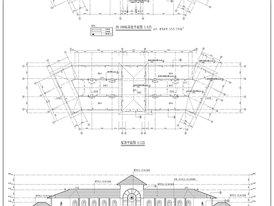 宾馆建筑 施工图