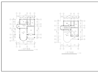 别墅建筑 施工图