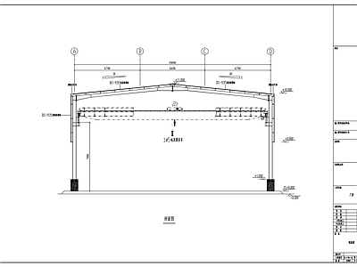 钢结构厂房设计图 施工图