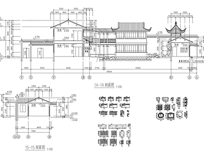 古建筑图 施工图