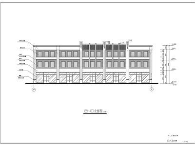 沿街古建筑 施工图