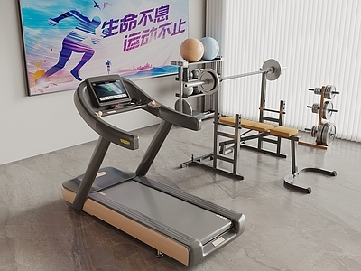 健身器材 哑铃 跑步机 多功能健身器材