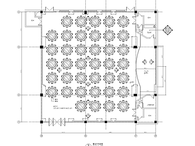 大酒店宴会厅室内 施工图 公区
