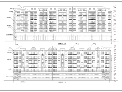 天海花园住宅建筑 施工图