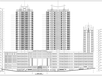 商业写字楼建筑设计图纸 施工图