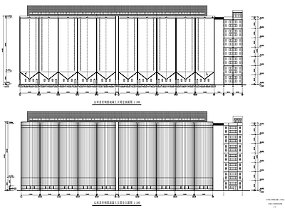 钢筋混凝土粮食筒仓立筒仓工业建筑 施工图