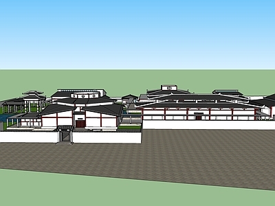 新中式展览馆 美术馆 艺术馆 博物馆