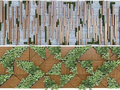 绿植墙 植物墙 垂直绿化 背景墙 绿化墙