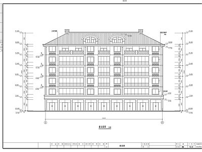 商住楼建筑 施工图