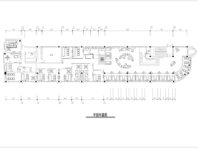 800㎡西餐厅室内 施工图