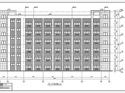 职校教学楼建筑 施工图