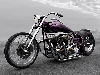 摩托车Norton chopper