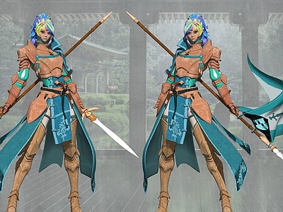 游戏人物cosplay花骑士玩具手办