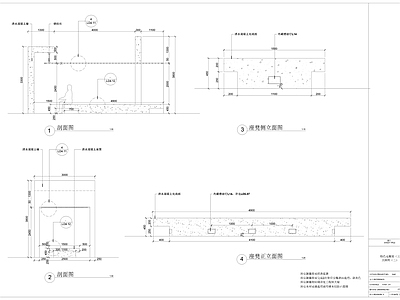廊架节点详图 施工图