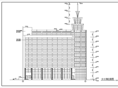 集团公司科研信息中心建筑 施工图