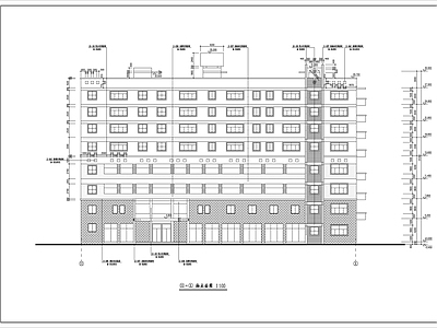 8层办公楼建施 施工图