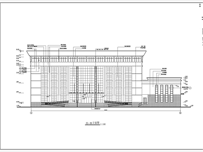 县法院审判大楼建施 施工图