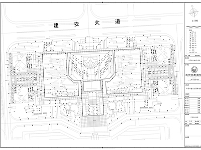 现代简约公园景观规划 施工图