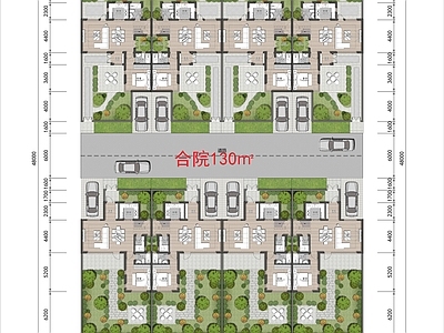 合院建筑平面图