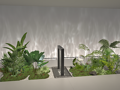 现代水波纹灯 造景