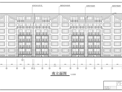 教工住宅全套建筑图 施工图