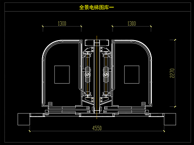 全景电梯 图库
