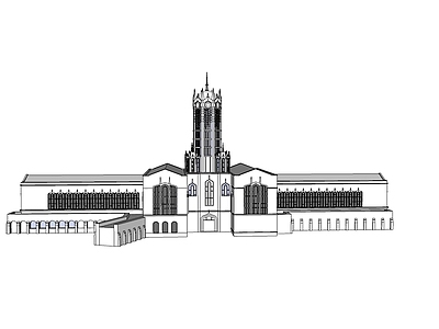 欧式教堂建筑