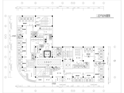 2560㎡足浴足疗休闲会所 施工图